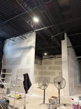 Projet de finition commercial